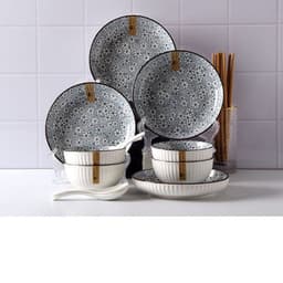 image-Home Creative Japanese Style Rice Soup Bowls And Dishes Net Red Dishes Plates
