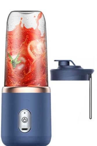 image-6blade Portable Blender Mini Juicer Cup Extractor Smoothie USB Charging Fruit Squeezer Blender Food Mixer Ice Crusher Portable Juicer Machine