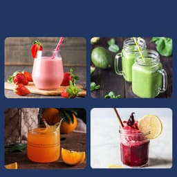 image-6blade Portable Blender Mini Juicer Cup Extractor Smoothie USB Charging Fruit Squeezer Blender Food Mixer Ice Crusher Portable Juicer Machine