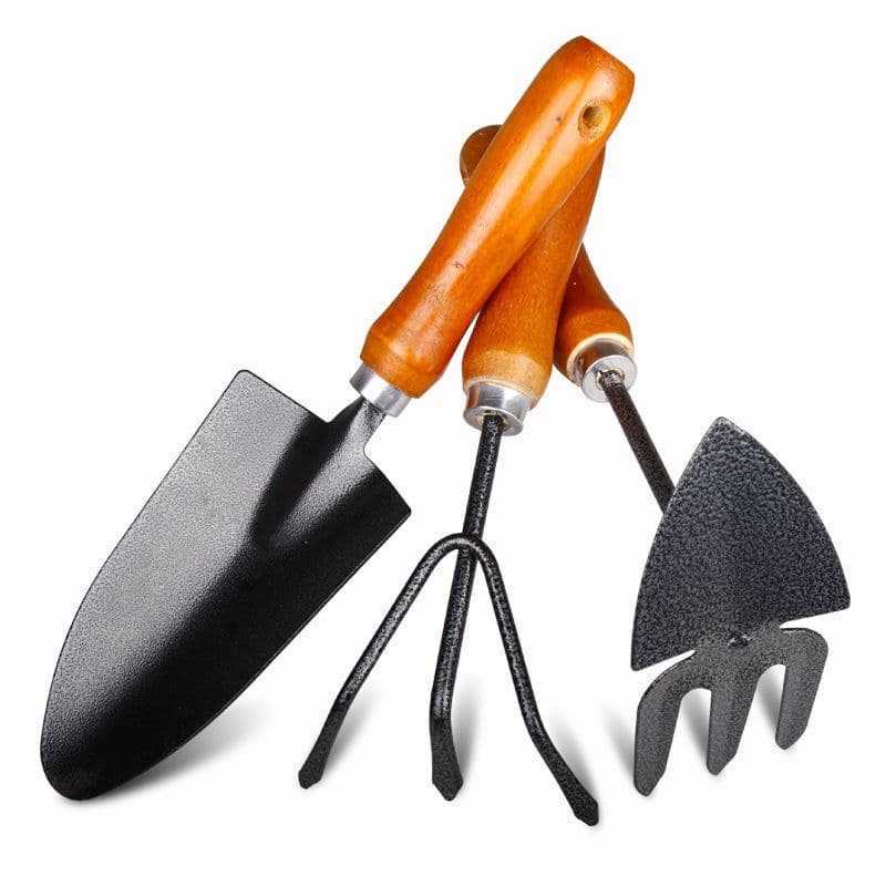 image-Potted Small Shovel Gardening Tool Planting Tool Set Mini Three-piece Household Shovel