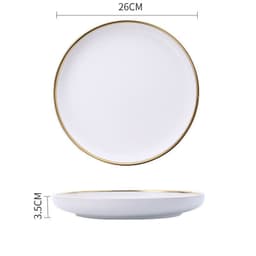 image-Big Soup Bowl Rice Bowl About Household Ceramic Plate