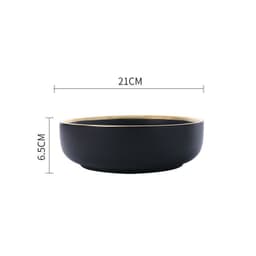 image-Big Soup Bowl Rice Bowl About Household Ceramic Plate