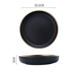 image-Big Soup Bowl Rice Bowl About Household Ceramic Plate