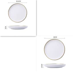 image-Big Soup Bowl Rice Bowl About Household Ceramic Plate