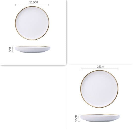 image-Big Soup Bowl Rice Bowl About Household Ceramic Plate