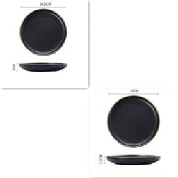image-Big Soup Bowl Rice Bowl About Household Ceramic Plate