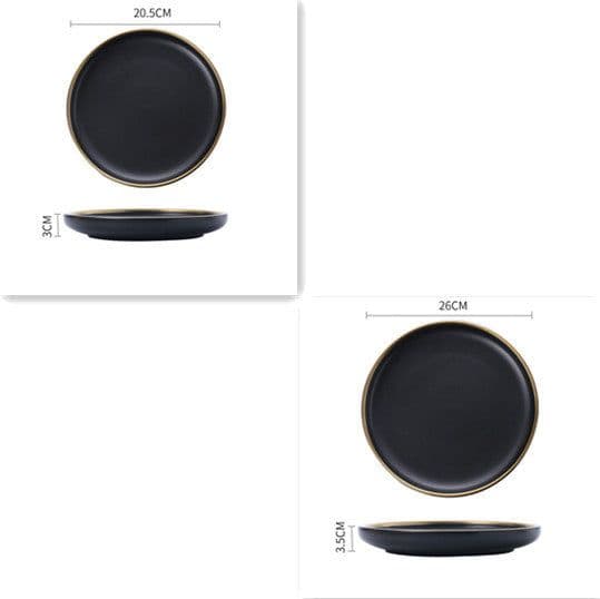 image-Big Soup Bowl Rice Bowl About Household Ceramic Plate