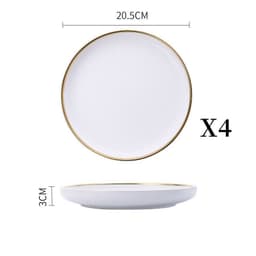 image-Big Soup Bowl Rice Bowl About Household Ceramic Plate