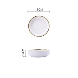 image-Big Soup Bowl Rice Bowl About Household Ceramic Plate