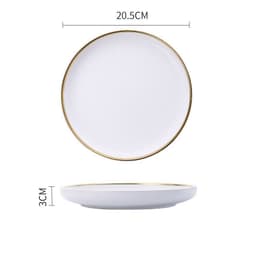 image-Big Soup Bowl Rice Bowl About Household Ceramic Plate