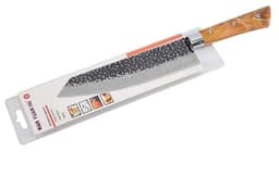 image-Stainless Chef's Knife Marbled Handle Diagonal Kitchen Knife Meat Slicing Knife Household Kitchen Knives