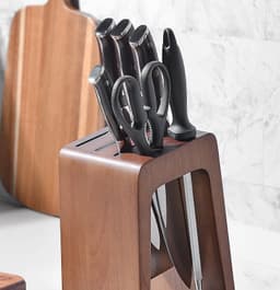 image-Raw And Cooked Classification Knife Holder Rack Multifunctional Household Knife Holder Knife Holder Knife Storage Rack Knife Holder Kitchen Supplies