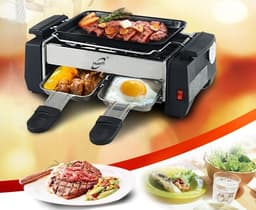 image-Domestic Smoke-Free Couple Korean Home Small Mini Student Teppanyaki Electric Grill