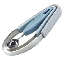 image-3 in 1 Fruit Carving Cutter Ball Digger DIY Kiwi Knife Watermelon Fruit Scoop Ice Cream Spoon Pastry Decor Tool
