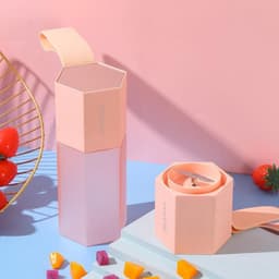 image-Portable Blender Pure Fruit Juicer Cup Electric Small Juicer Portable Wireless Juicer