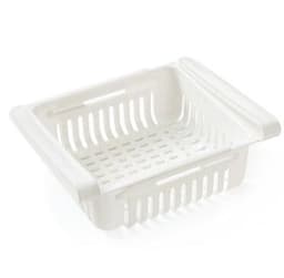 image-Refrigerator Telescopic Storage Basket Refrigerator Drawer Storage Rack Freshness Preservation Box Freezing Box Storage Rack