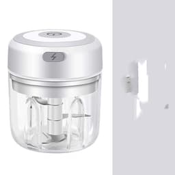 image-Mini Electric Garlic Chopper USB Charging Ginger Masher Machine Sturdy Durable Chili Vegetable Crusher Kitchen Tool