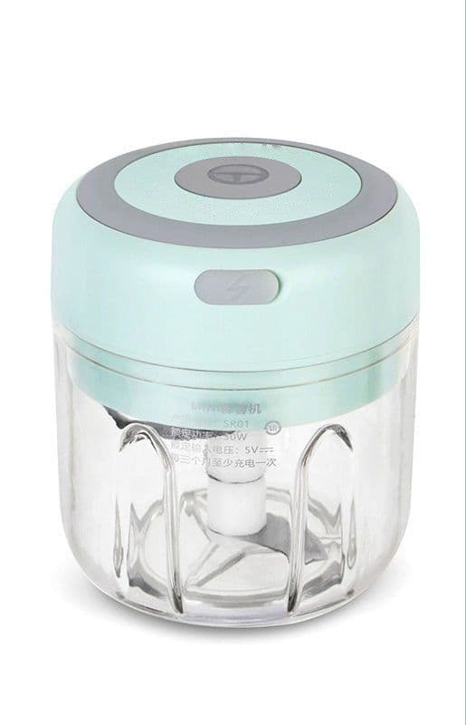 image-Mini Electric Garlic Chopper USB Charging Ginger Masher Machine Sturdy Durable Chili Vegetable Crusher Kitchen Tool