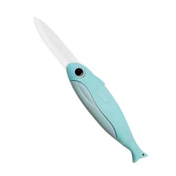 image-Ceramic Knife Folding Fruit Knife Portable Knife Fish Bird Knife Student Portable Mini Peeling Fruit Knife