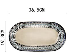 image-European Ceramic Tableware Set Relief Steak Plate Salad Bowl Rice Bowl Western Restaurant Fish Plate Cup