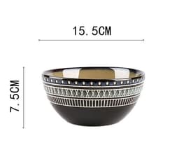 image-European Ceramic Tableware Set Relief Steak Plate Salad Bowl Rice Bowl Western Restaurant Fish Plate Cup