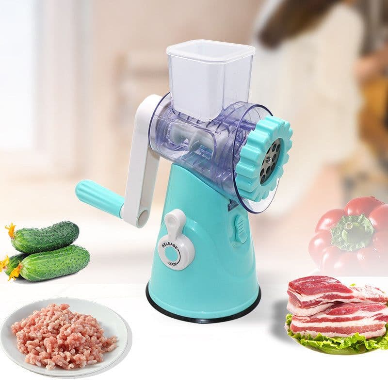 image-4 In 1 Home Manual Vegetable Cutter Slicer Multifunctional Round Mandoline Slicer Cheese Slicer
