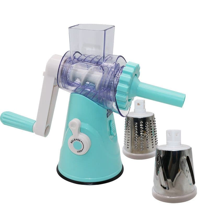 image-4 In 1 Home Manual Vegetable Cutter Slicer Multifunctional Round Mandoline Slicer Cheese Slicer