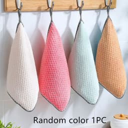image-Kitchen Non-stick Oil Thickened Absorbent Rag Dish Towel