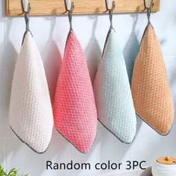image-Kitchen Non-stick Oil Thickened Absorbent Rag Dish Towel