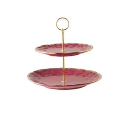 image-Nordic Minimalist Home Phnom Penh Creative Ceramic Skewer Double-Layer Fruit Plate