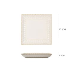 image-Nordic ceramic dishes dishes home dishes creative network red style steak Western plate breakfast tableware Qiong Yi