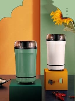 image-Small Grinder, Grain Grinder, Household Flour Milling MachineFine Milling Machine, Dry Grinding Coffee Grinder, And Beans