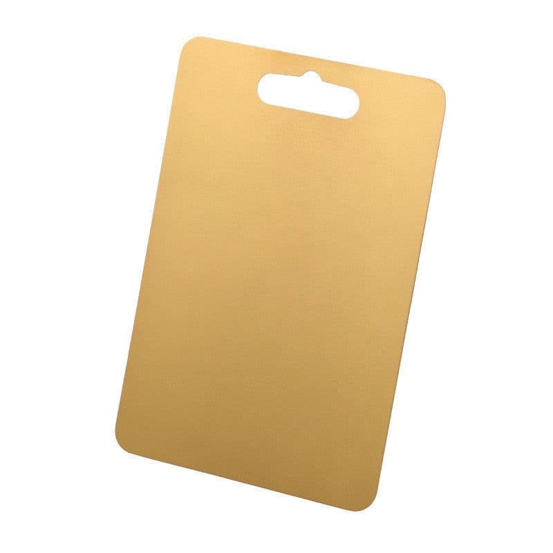 image-Stainless Steel Cutting Board New Cross-border Color Titanium-plated Cutting Board