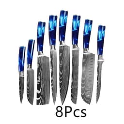 image-Kitchen Multi-purpose Resin Handle Knife Set