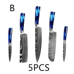 image-Kitchen Multi-purpose Resin Handle Knife Set