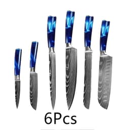 image-Kitchen Multi-purpose Resin Handle Knife Set