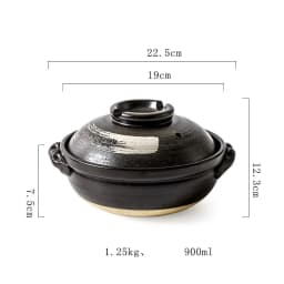 image-Stew Pot Soup Household Ceramic Gas Clay Pot Rice Casserole