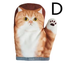 image-Cute Cute Cat Claw Microwave Oven Insulated Gloves Kitchen Baking Oven