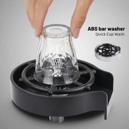 image-Bar Counter Cup Washer Sink High-pressure Spray Automatic Faucet Coffee Pitcher Wash Cup Tool Kitchen