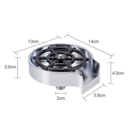 image-Bar Counter Cup Washer Sink High-pressure Spray Automatic Faucet Coffee Pitcher Wash Cup Tool Kitchen