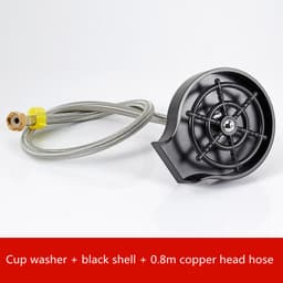 image-Bar Counter Cup Washer Sink High-pressure Spray Automatic Faucet Coffee Pitcher Wash Cup Tool Kitchen