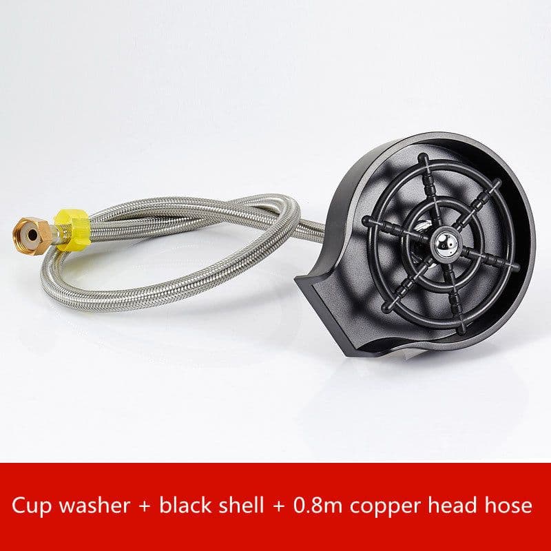 image-Bar Counter Cup Washer Sink High-pressure Spray Automatic Faucet Coffee Pitcher Wash Cup Tool Kitchen