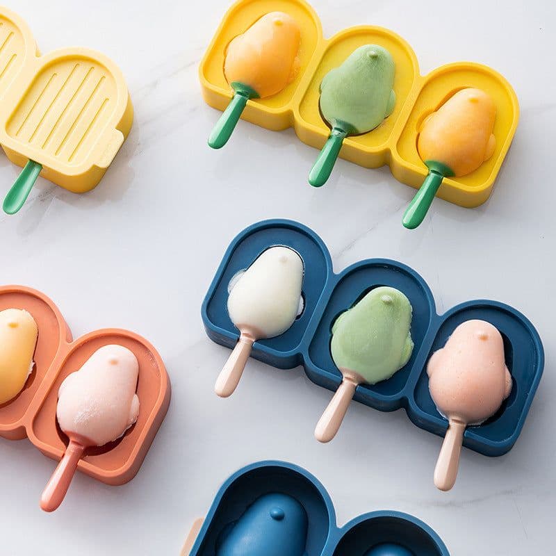 image-Bird Popsicle Mold Box Children's Homemade Ice Cream Popsicle Ice Cream Ice Tray Ice Maker