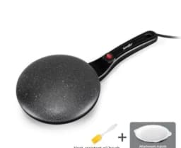 image-Breakfast Crepe Maker Spherical Non-stick Baking Pan, One Stick, Two Flips