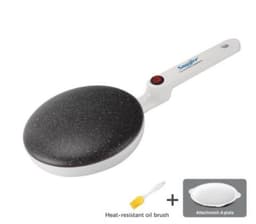 image-Breakfast Crepe Maker Spherical Non-stick Baking Pan, One Stick, Two Flips