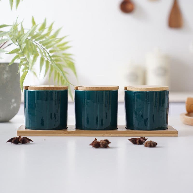 image-Seasoning Jar Seasoning Bottle Salt Monosodium Glutamate Seasoning Box Set Household