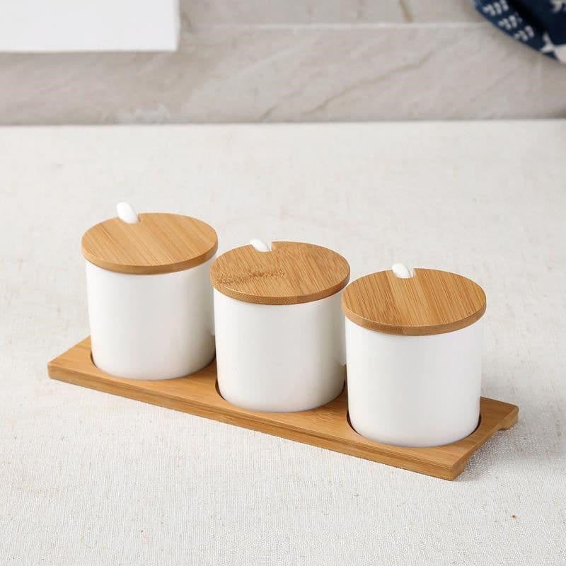 image-Seasoning Jar Seasoning Bottle Salt Monosodium Glutamate Seasoning Box Set Household