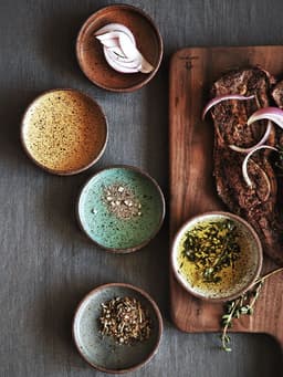 image-Retro Style Creative Ceramic Tableware Household Restaurant Clay Dishes Dishes Rice Bowls Sauces Dessert Dishes Flavor Dishes