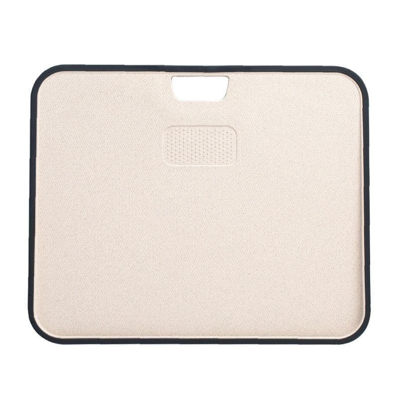 image-Wheat Straw Plastic Chopping Board With A Knife To Grind Garlic, Ginger And Garlic, Kitchen Cutting Board