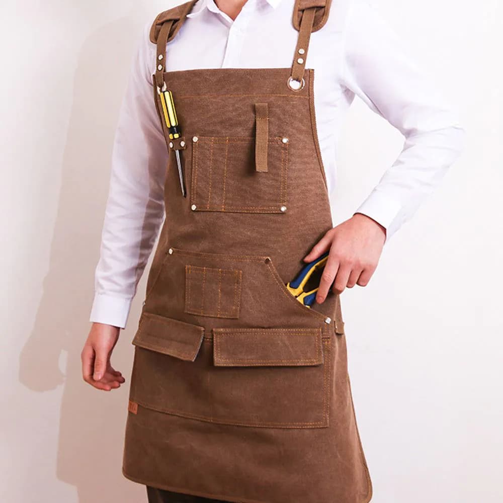 image-Apron Fashion Gardening Men's Wear-resistant Waterproof Floral
